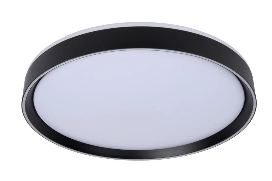 Lucide NURIA - Plafonnier - Ø 50 cm - LED 3 StepDim - 1x36W 2700K - Noir - éteint